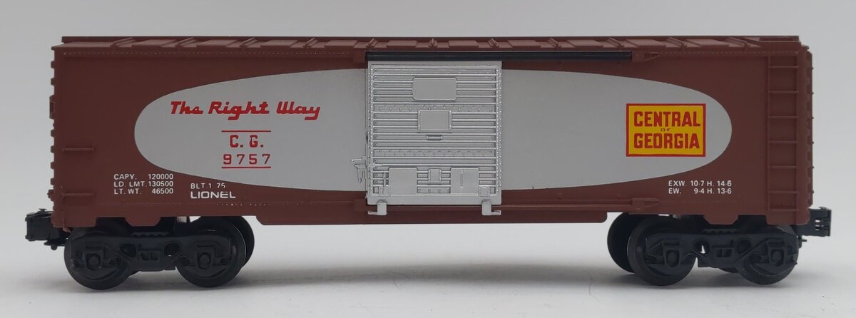 Lionel 6-9757 O Gauge Central of Georgia Boxcar EX/Box