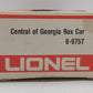 Lionel 6-9757 O Gauge Central of Georgia Boxcar EX/Box
