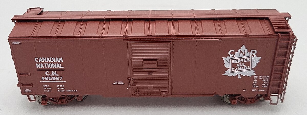 True Line Trains 300123 HO Scale Canadian National Boxcar #486987 EX/Box