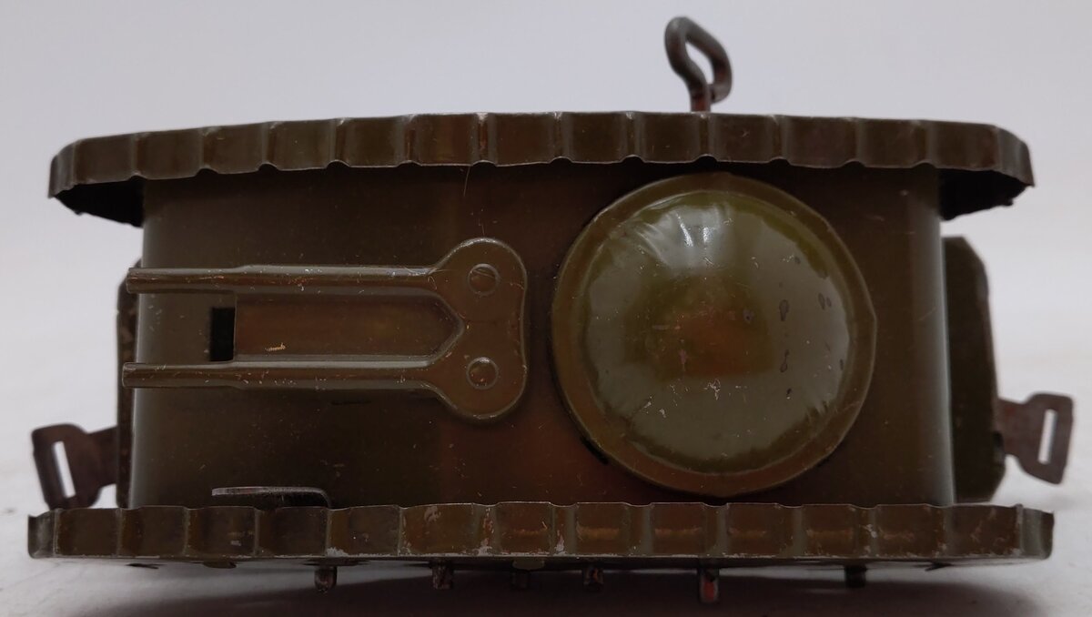 Marx 572ST O Gauge Vintage Olive Drab Wind Up Tank Car