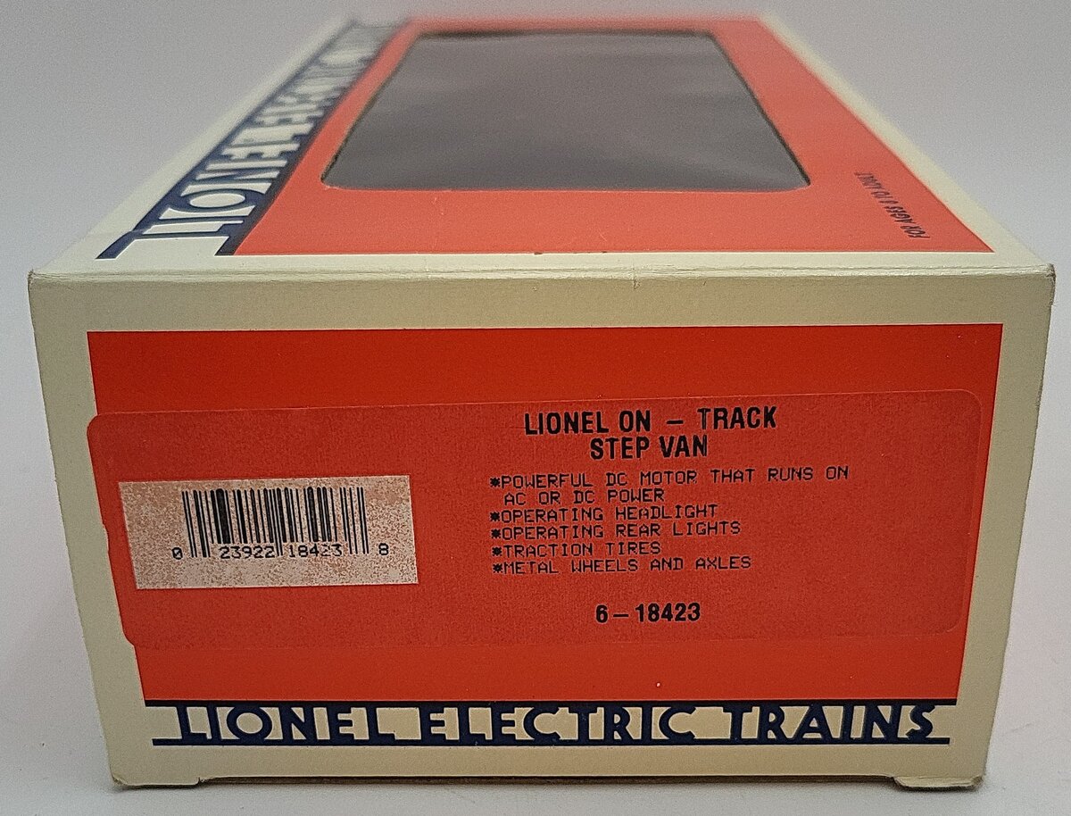 Lionel 6-18423 O Gauge On-Track Motorized Step Van EX/Box