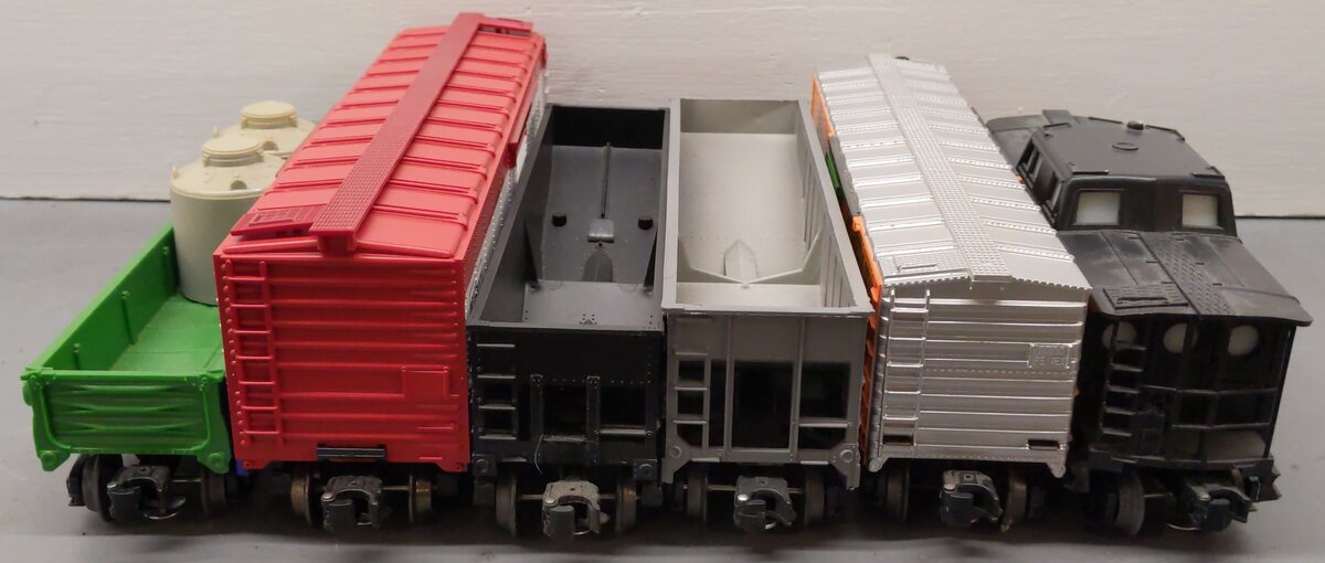 Lionel & K-Line O Gauge Assorted Freight Cars [6] VG
