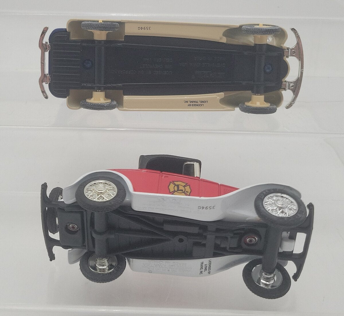 Ertl F085 1:48 Eastwood Lionel Plant Maintenance Van & Fire Dept Car (Set of 2) EX/Box