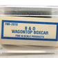 Fine N Scale Products FNR-2010 N Scale Baltimore & Ohio WagonTop Box Car #380934 EX/Box