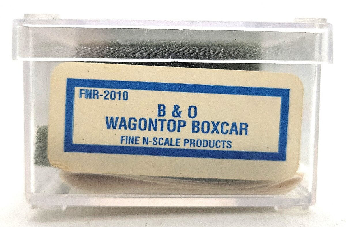 Fine N Scale Products FNR-2010 N Scale Baltimore & Ohio WagonTop Box Car #380934 EX/Box