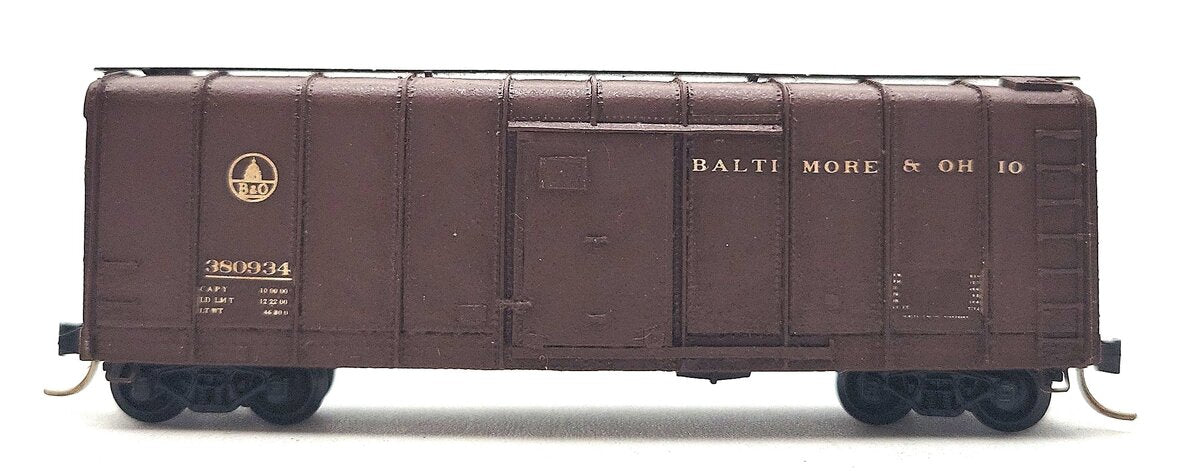 Fine N Scale Products FNR-2010 N Scale Baltimore & Ohio WagonTop Box Car #380934 EX/Box