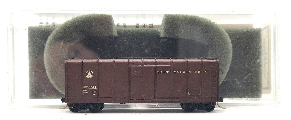 Fine N Scale Products FNR-2010 N Scale Baltimore & Ohio WagonTop Box Car #380934 EX/Box