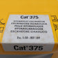 Joal 189 1:50 Scale Diecast Caterpillar 375 Hydraulic Excavator LN/Box