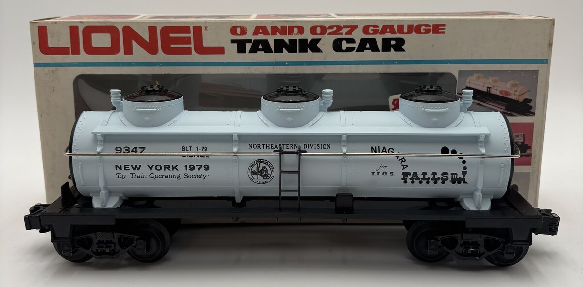 Lionel 6-9347 O Gauge TTOS 1979 Niagara Falls Triple Dome Tank Car EX/Box