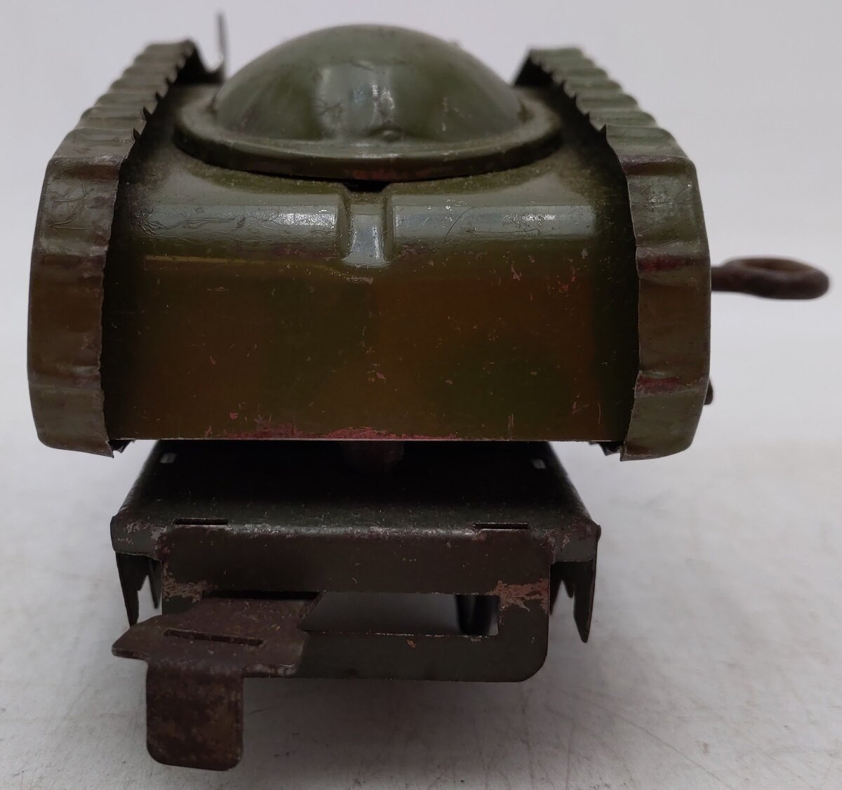 Marx 572ST O Gauge Vintage Olive Drab Wind Up Tank Car