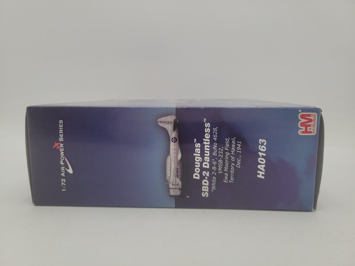 Hobby Master HA0163 1:72 Scale Air Power Series Douglas SBD-2 Dauntless 1941 NIB