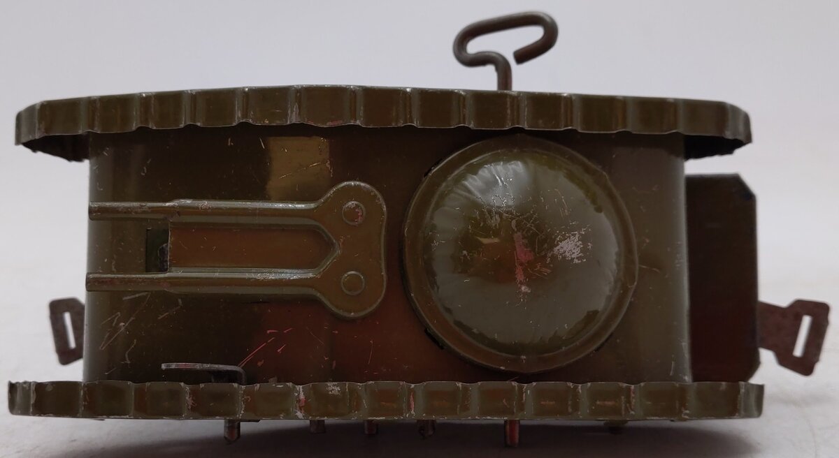 Marx 572ST O Gauge Vintage Olive Drab Wind Up Tank Car