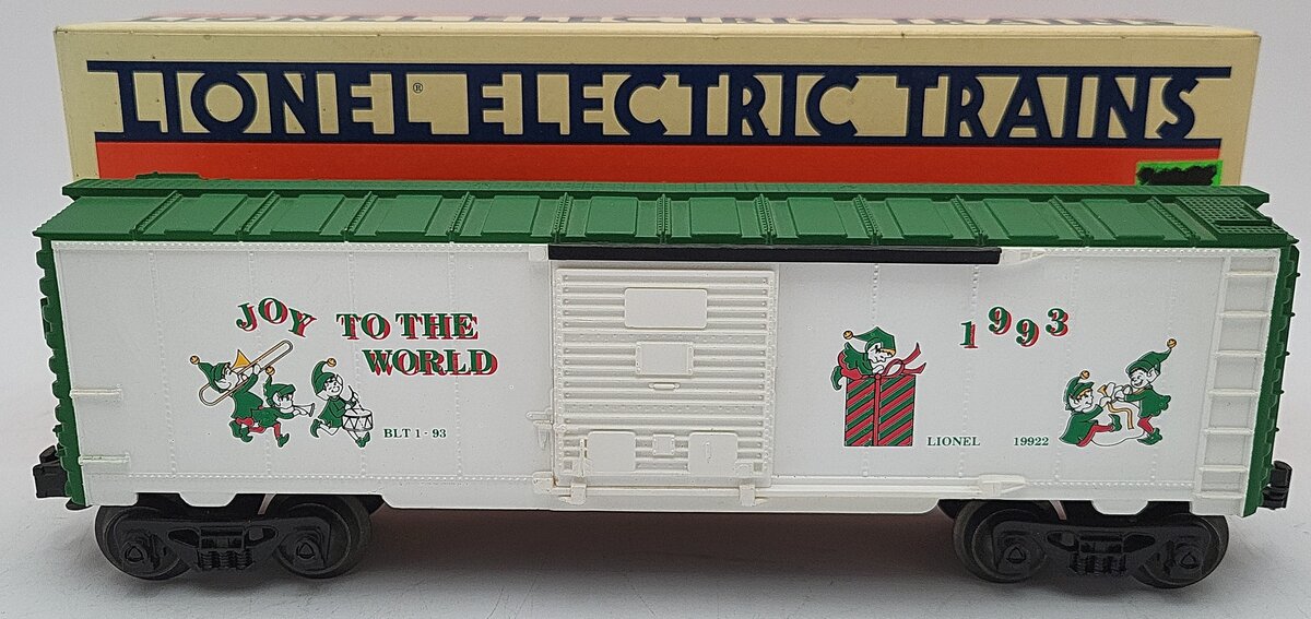 Lionel 6-19922 O Gauge 1993 Christmas Boxcar EX/Box