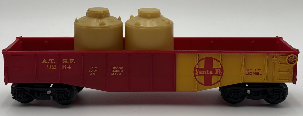 Lionel 6-9284 O Gauge AT&SF Gondola EX