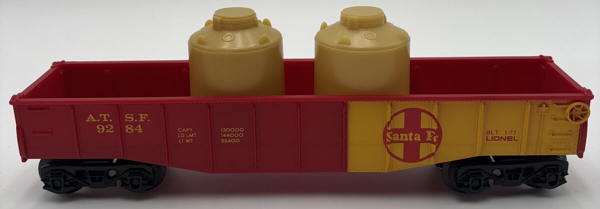Lionel 6-9284 O Gauge AT&SF Gondola EX