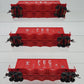 Walthers 932-370531 HO FEC 40' Ortner Aggregate Car #2 (Pack of 3) EX/Box
