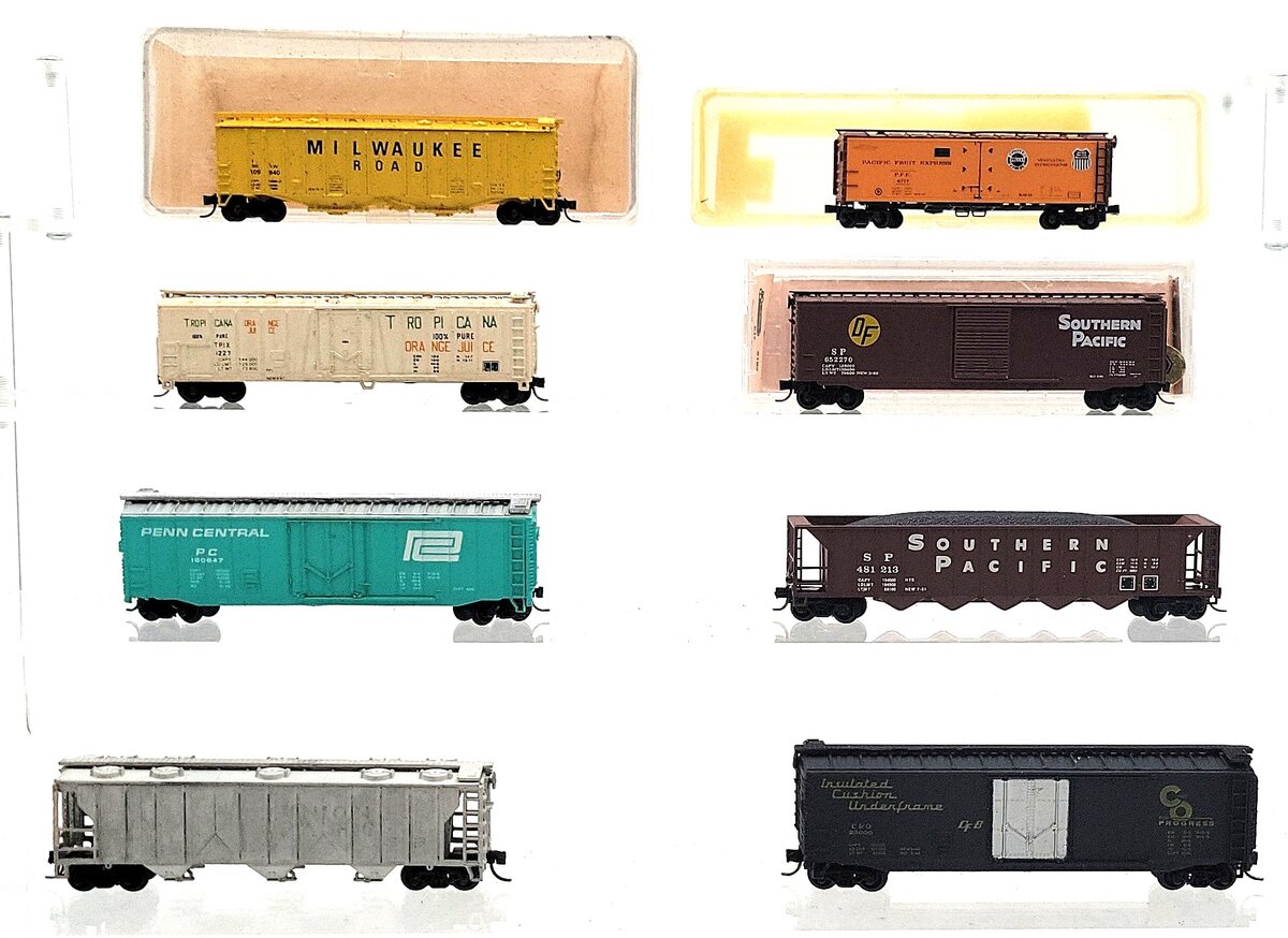 Atlas, Bachmann, & Other N Scale Assorted Freight Cars [6] EX