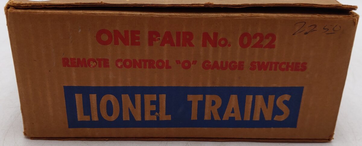 Lionel O22 [1] Left-Hand & [4] Right-Hand Electric Remote Switches [5]