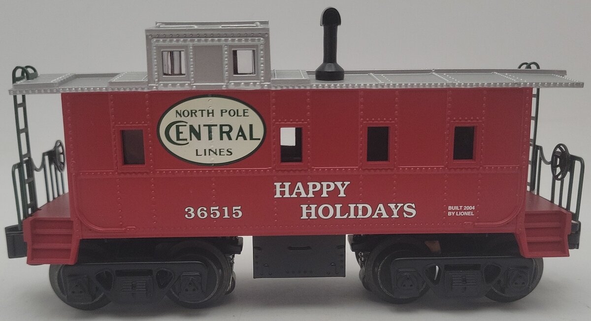 Lionel 6-36515 O gauge North Pole Central Happy Holidays Caboose EX/Box