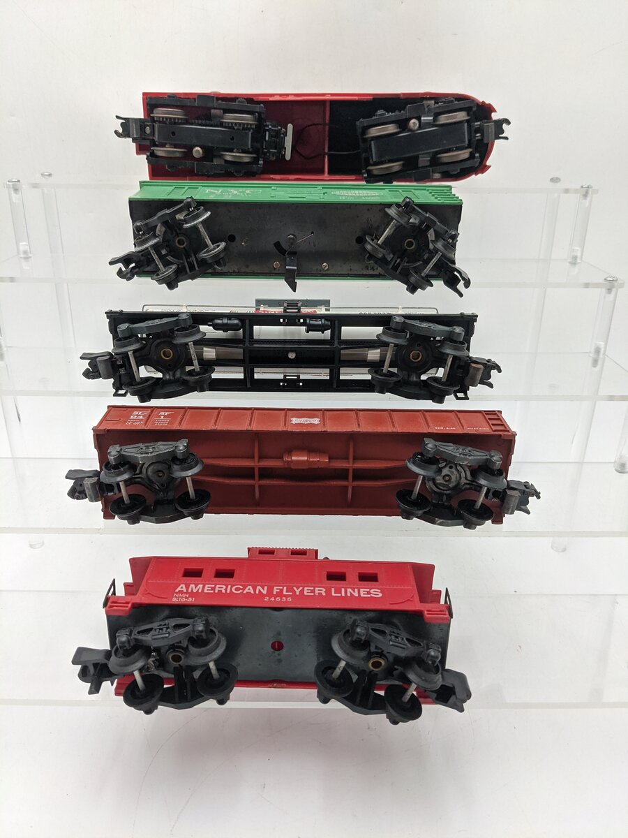 American Flyer 20715 S Vintage The Rocket Train Set: 21210/24330/24126/25081 VG