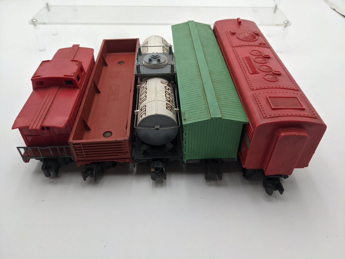American Flyer 20715 S Vintage The Rocket Train Set: 21210/24330/24126/25081 VG