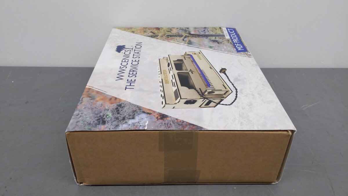 WWScenics WSLC-017 OO / HO Scale Loco Service Station Laser Cut Wood Kit EX/Box