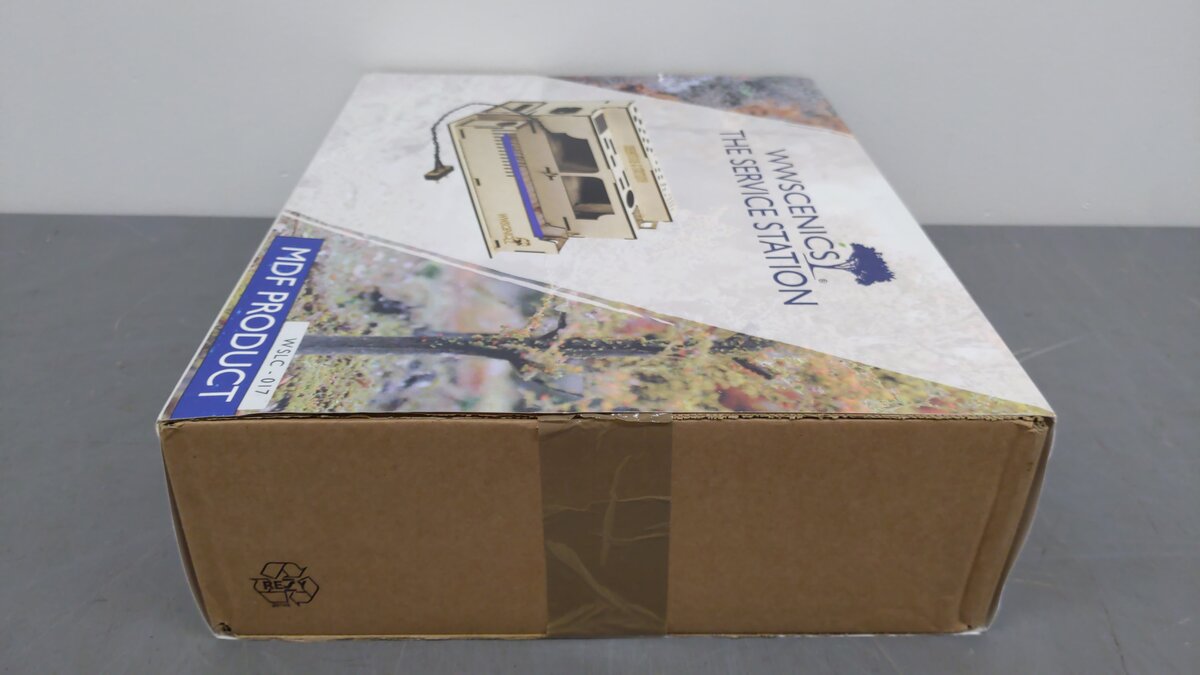 WWScenics WSLC-017 OO / HO Scale Loco Service Station Laser Cut Wood Kit EX/Box