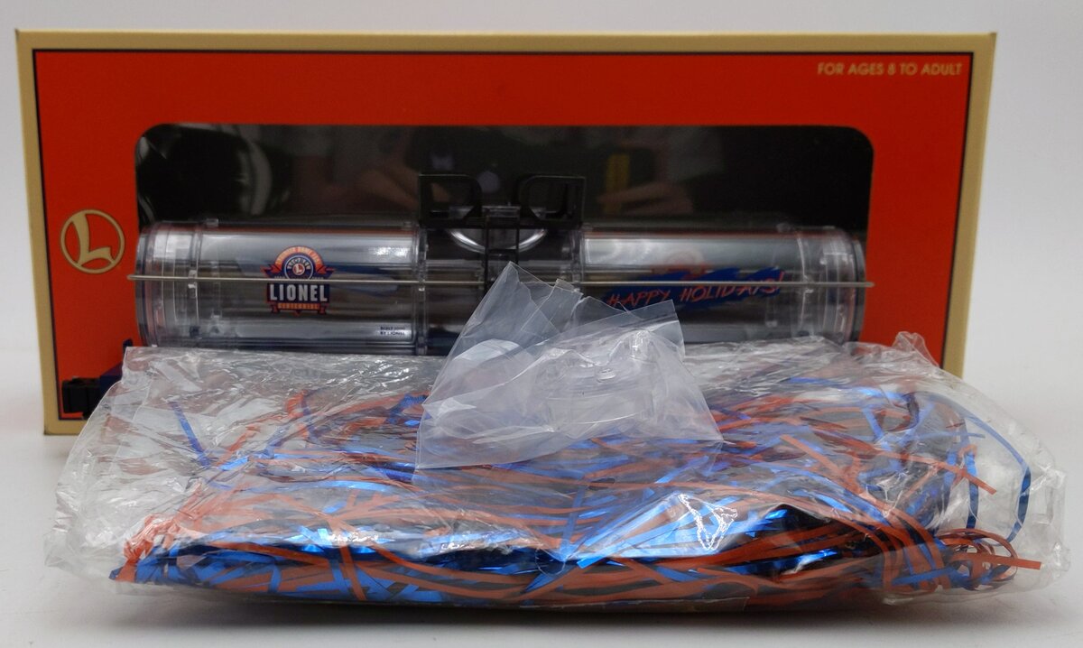Lionel 6-26127 O TC Clear Wellspring Single Dome Confetti Tank Car NIB
