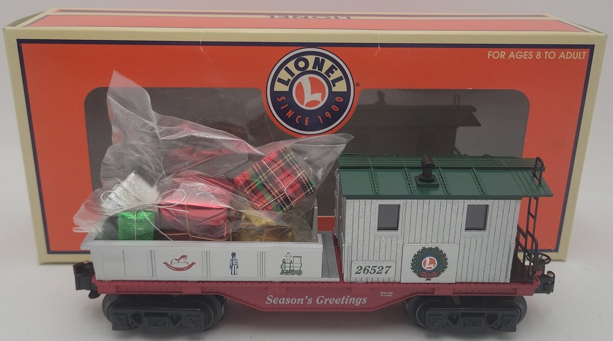 Lionel 6-26527 O Gauge Christmas Caboose w/Load of Presents EX/Box