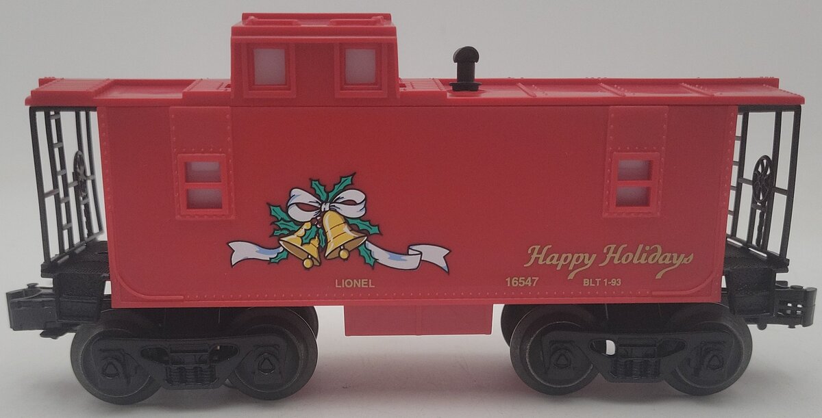 Lionel 6-16547 O Gauge Christmas Lighted Caboose EX/Box