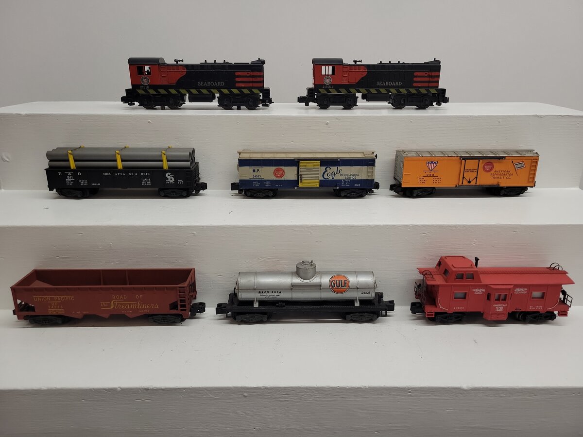 American Flyer 20440 S Gauge Postwar Seaboard Hot Shot Set VG