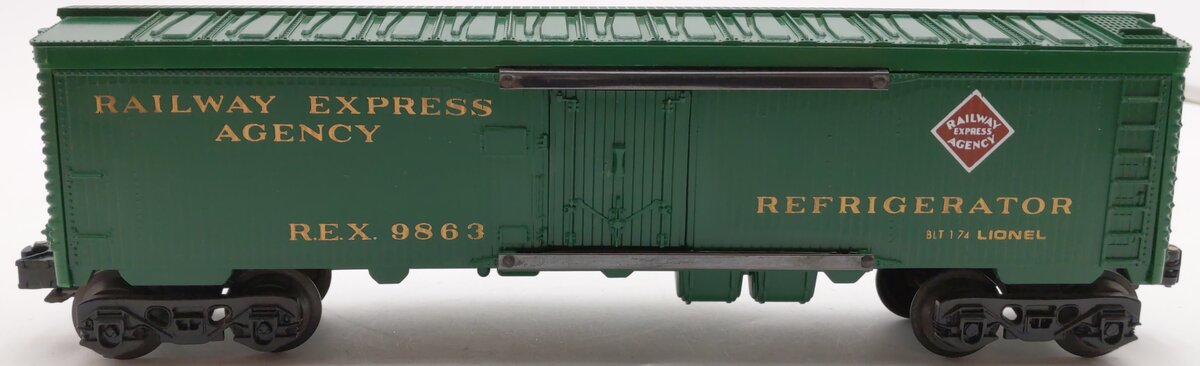 Lionel 6-9863 O Gauge REA Reefer Car #9863 EX/Box