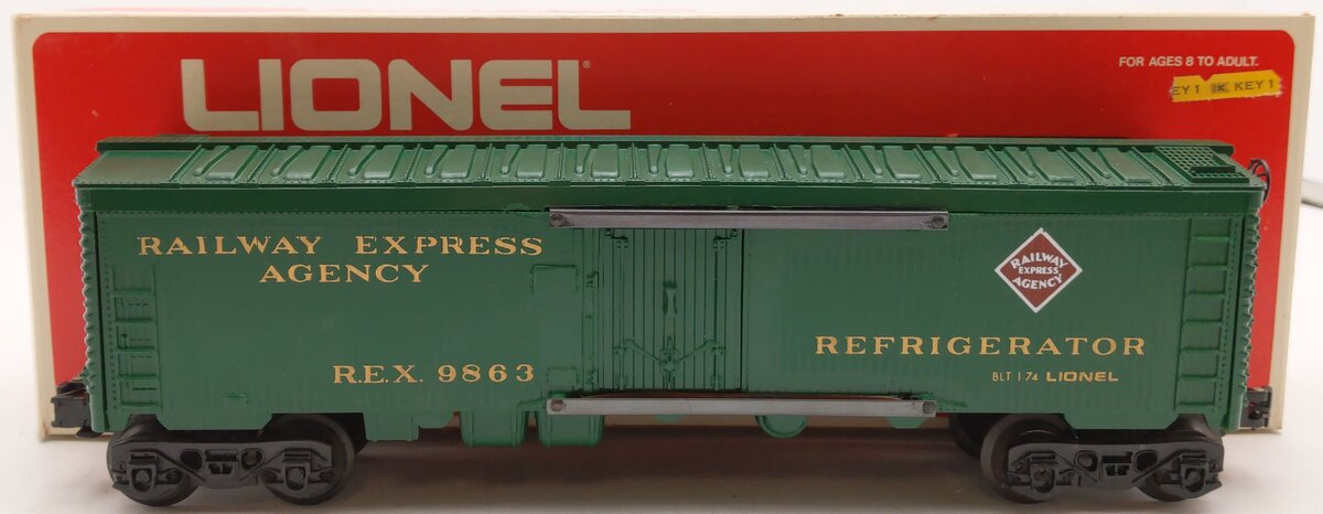 Lionel 6-9863 O Gauge REA Reefer Car #9863 EX/Box