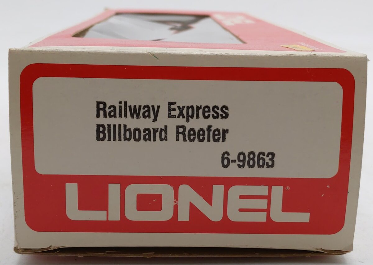 Lionel 6-9863 O Gauge REA Reefer Car #9863 EX/Box
