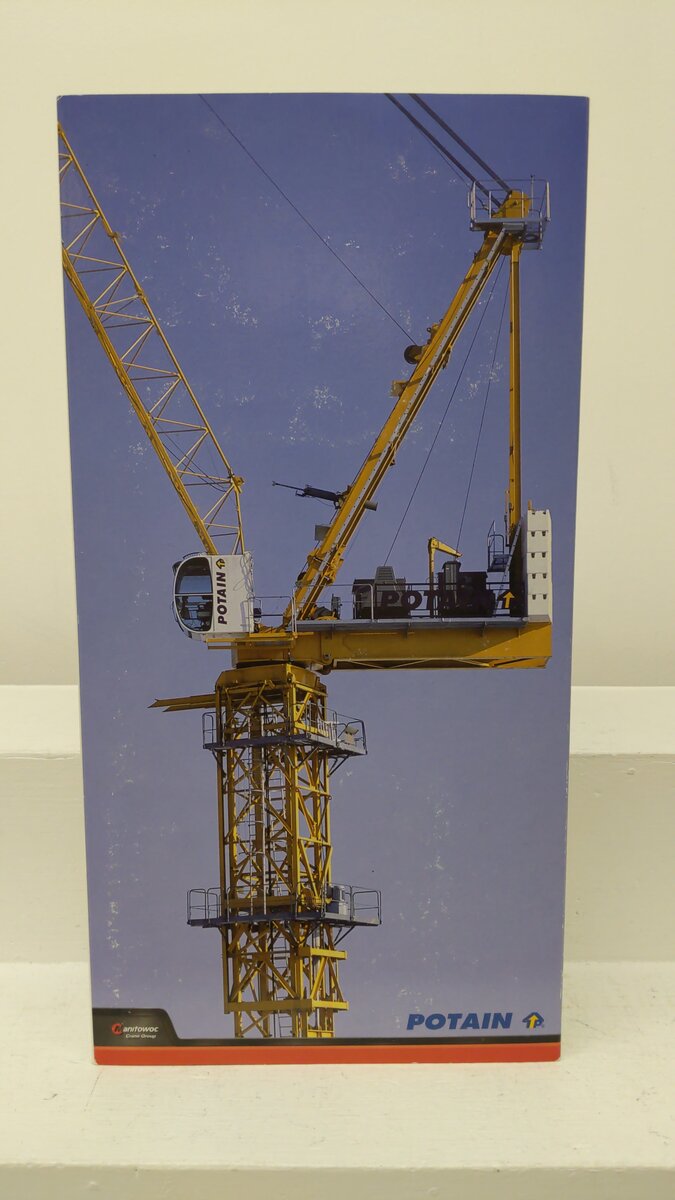Conrad MR175 1:87 Scale Vintage Potain Diecast Jib Tower Crane Kit NIB