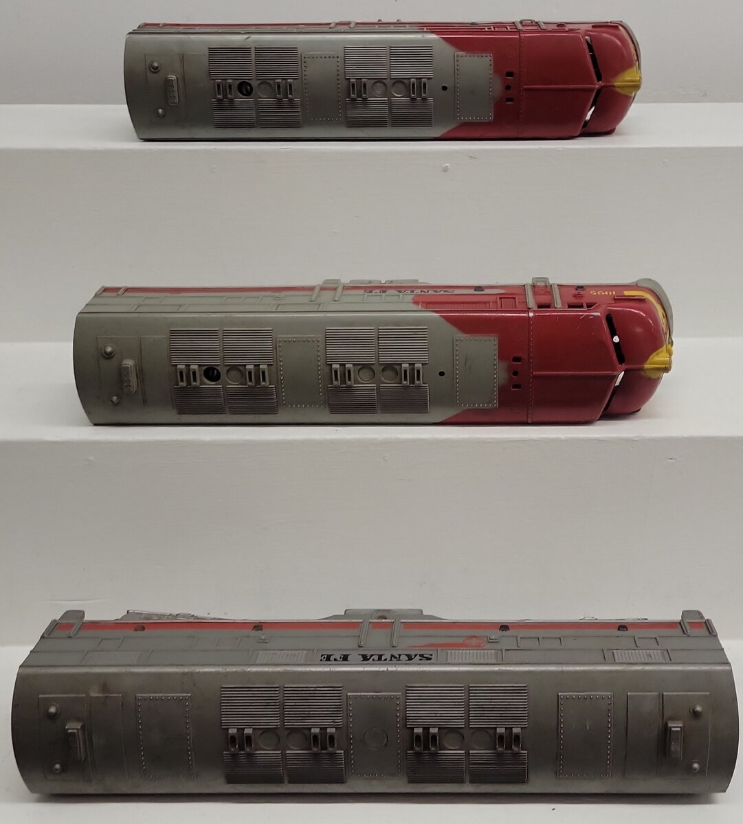 Marx 1095 Vintage O Santa Fe ABA Diesel Locomotives VG