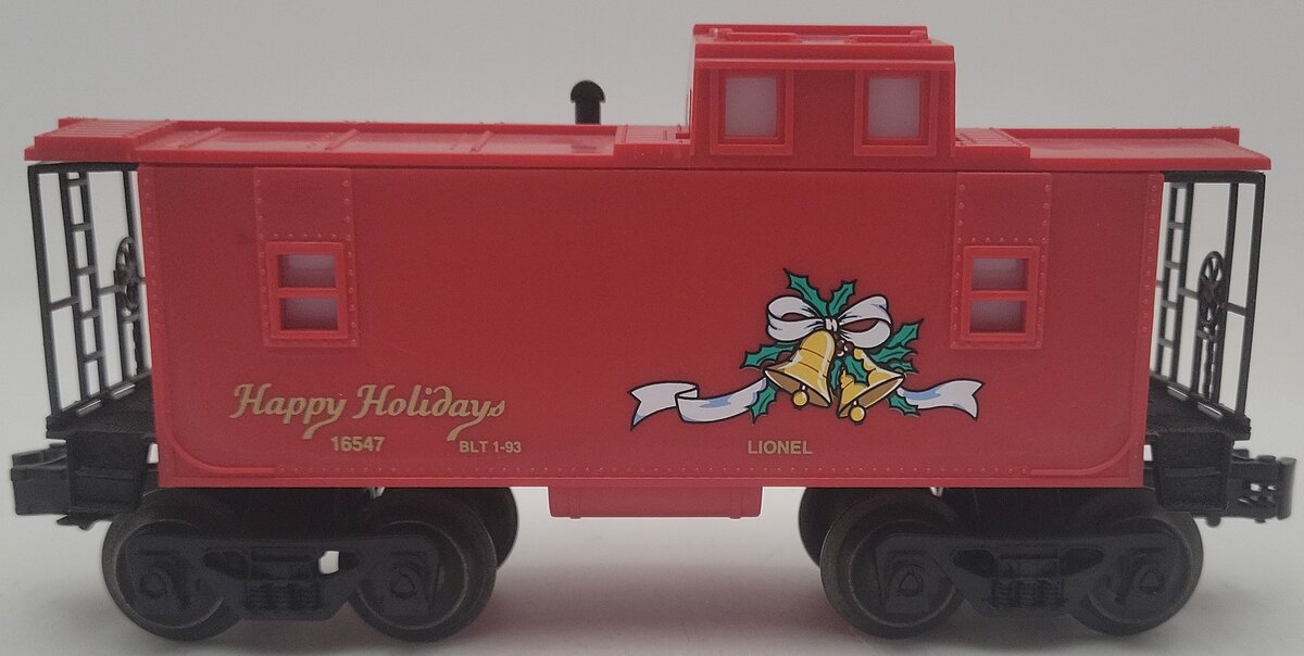 Lionel 6-16547 O Gauge Christmas Lighted Caboose EX/Box