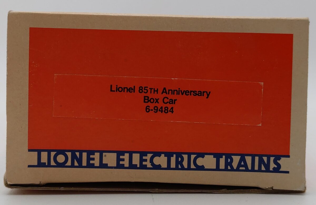 Lionel 6-9484 O Gauge Lionel 85th Anniversary Boxcar LN/Box
