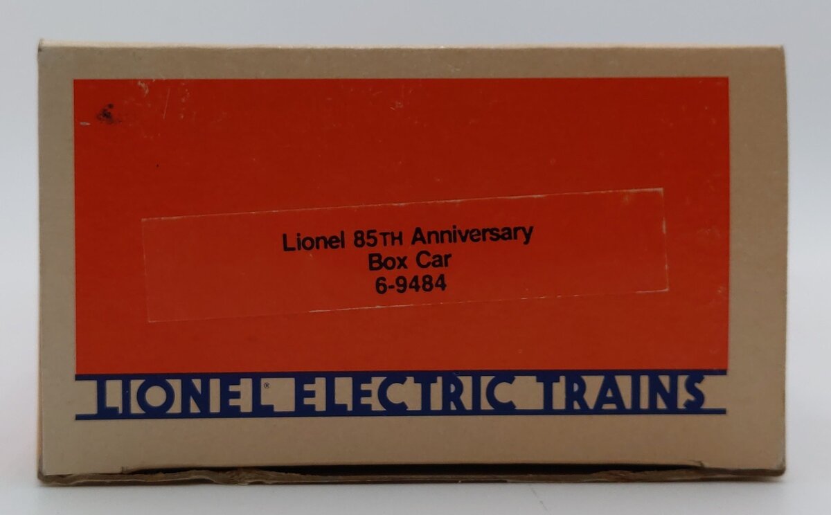 Lionel 6-9484 O Gauge Lionel 85th Anniversary Boxcar LN/Box