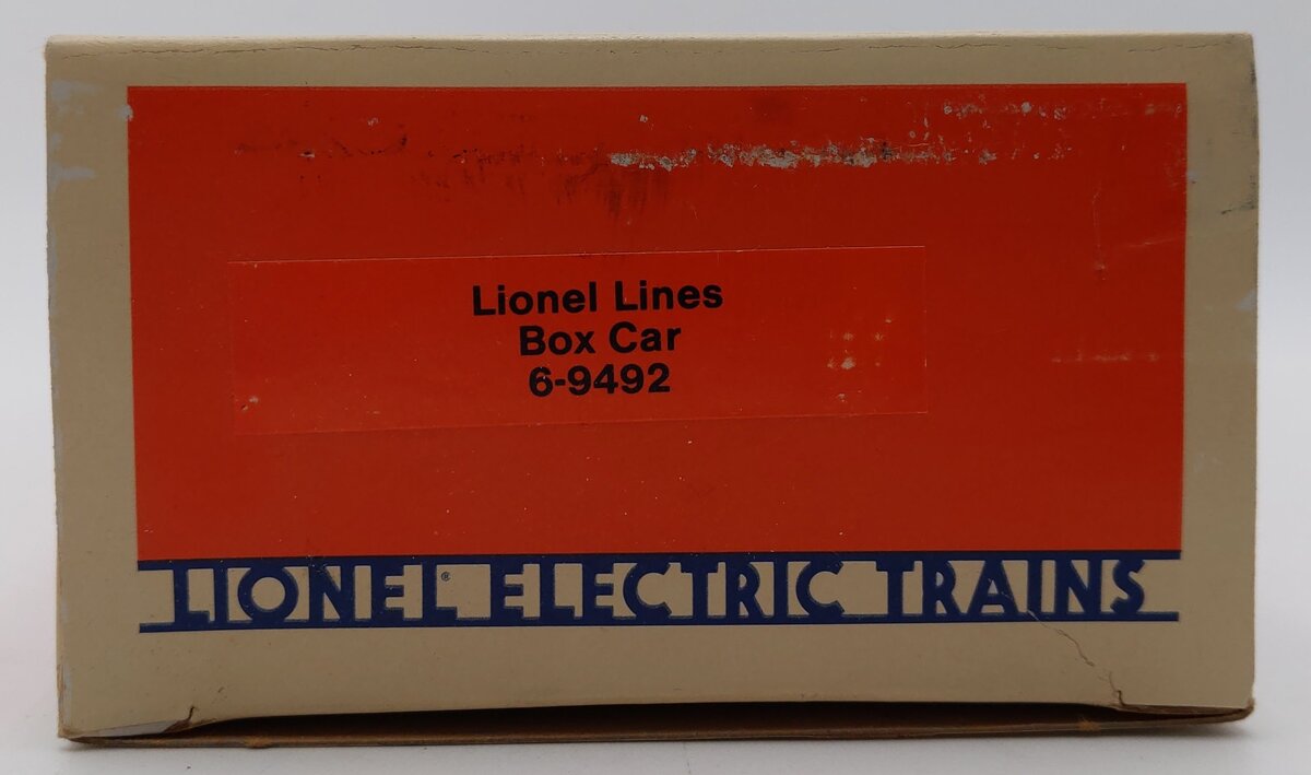 Lionel 6-9492 O Gauge Lionel Lines Orange/Blue Boxcar LN/Box