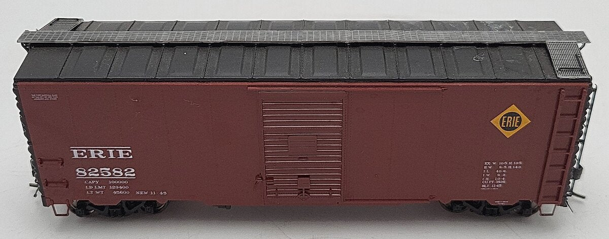 Branchline Trains 114103 HO Erie 40' Box Car #82582 VG/Box