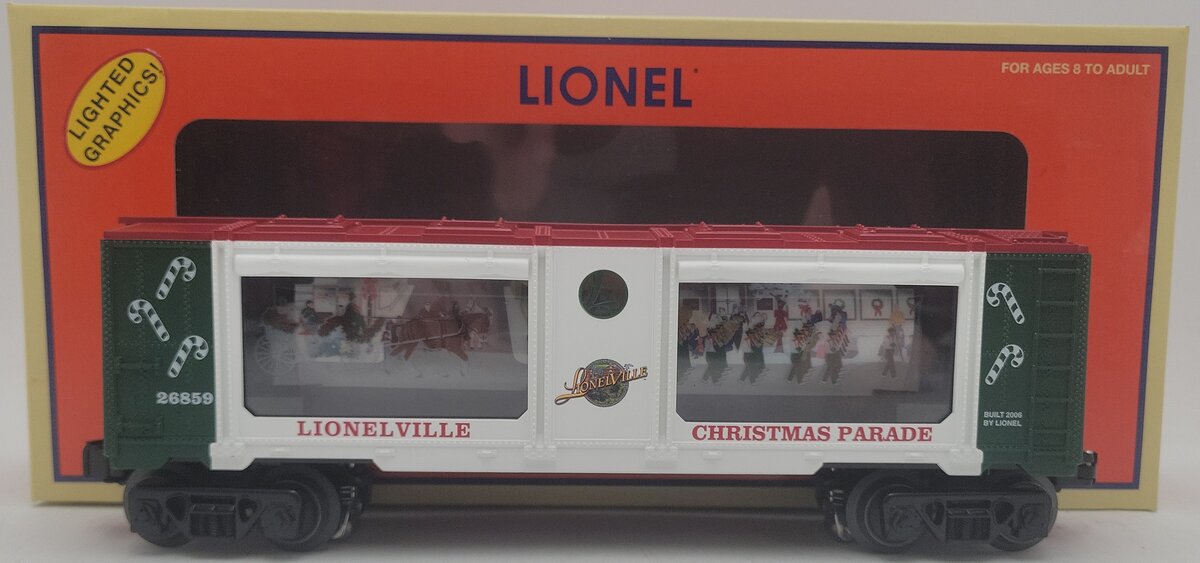 Lionel 6-26859 O Gauge Lionelville Christmas Aquarium Car EX/Box