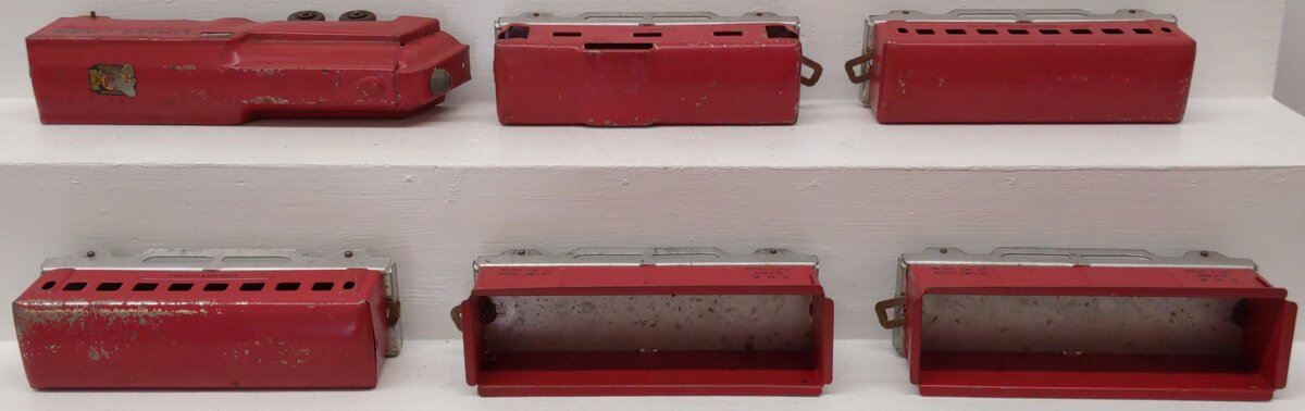 Marx Vintage O Gauge Lumar Lines Passenger & Freight Diesel Locomotive Set/Box