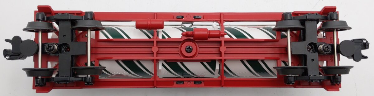 Lionel 6-36108 O Gauge Candy Cane Single Dome Tank Car EX/Box