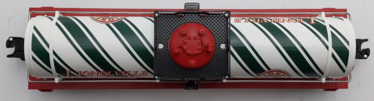 Lionel 6-36108 O Gauge Candy Cane Single Dome Tank Car EX/Box