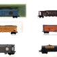 Con-Cor, Bachmann, Unimate, & Other N Scale Assorted Freight Cars [6] VG