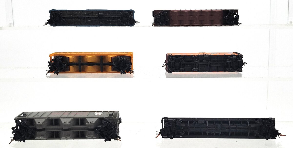 Con-Cor, Bachmann, Unimate, & Other N Scale Assorted Freight Cars [6] VG