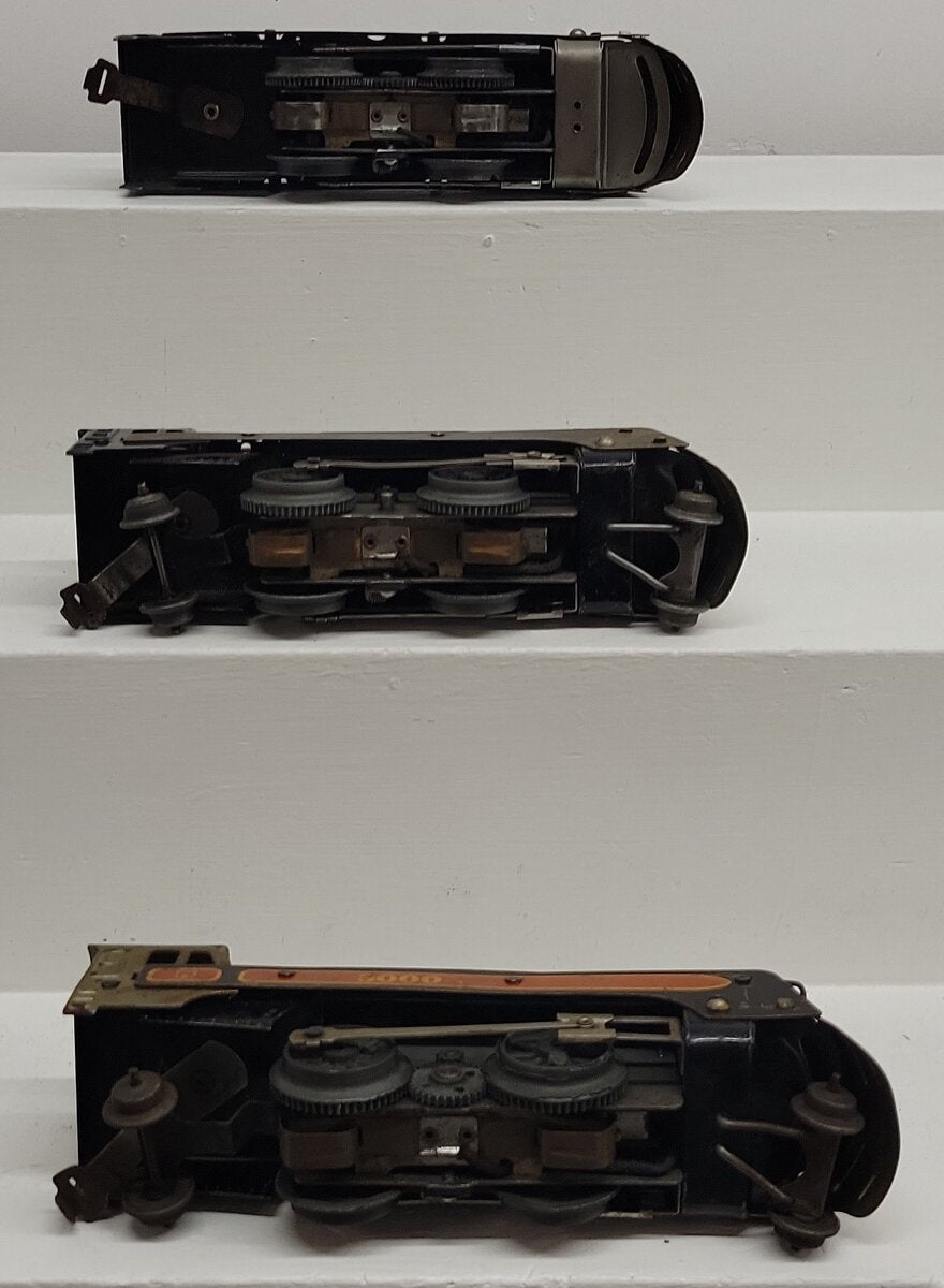 Marx O Gauge Vintage Locomotives; 391 x 3 [3] VG