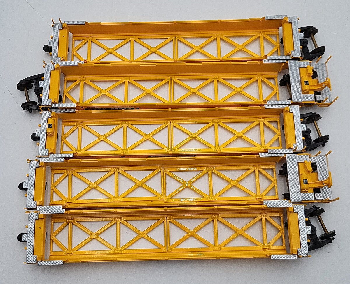 Con-Cor 0001-001951 HO TTX Twin Stack Container Car 5-Pack VG/Box