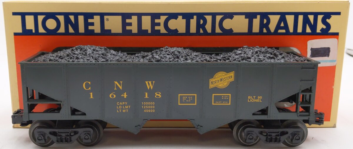 Lionel 6-16418 O Gauge Chicago & North Western 2-Bay Hopper EX/Box